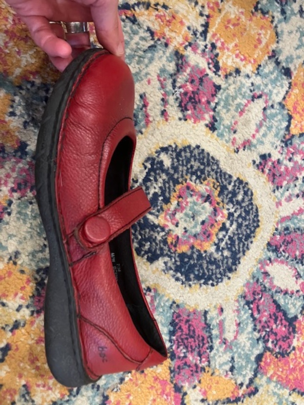 b.o.c. Red Mary Janes, size 7